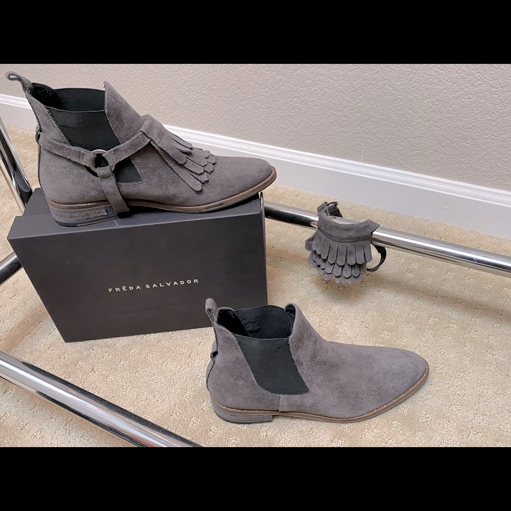 Freda Salvador convertible suede boot